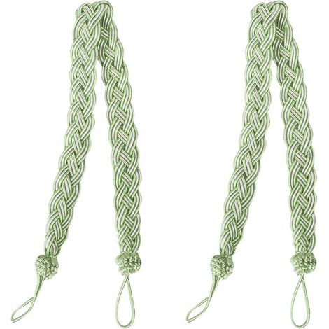 2pcs Embrasses à Rideaux Fenêtre Clip 23" Rideau vert (1/5)