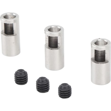 Lot de 3 manchons réducteurs de pignon 8 mm à 5 mm pour voiture télécommandée, moule M1.0 M1.5, dents de moteur 8 mm (1/5)