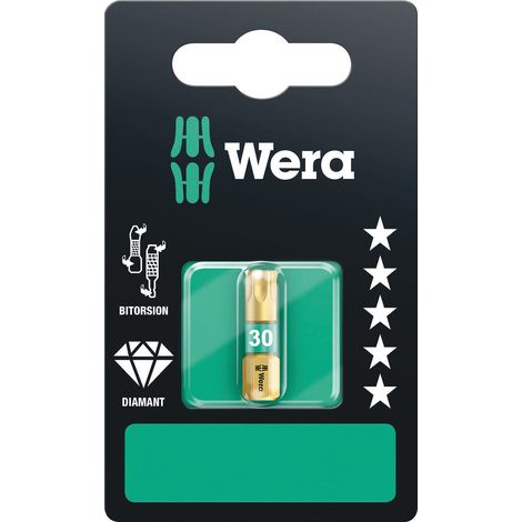WERA 05134378001 PUNTAS, PLATA, 30 X 25 MM (1/5)