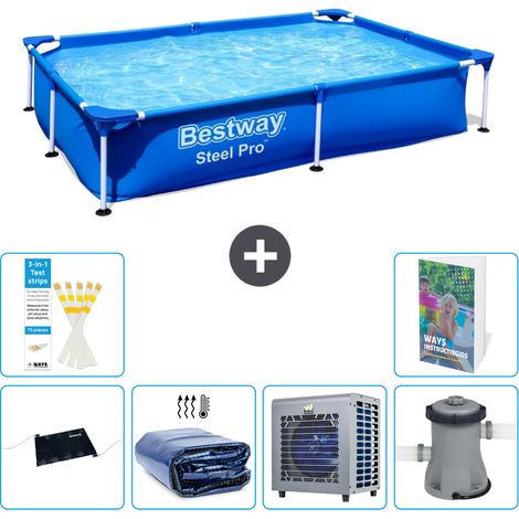 Bestway Piscina Bestway Steel Pro Rectangular - 221x150x43 cm - 7-piezas  S42 (1/5)