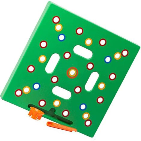 Kit de plantation avec gabarit de semis, outil manuel pour potager en carrés, guide d'espacement coloré pour graines (1/5)
