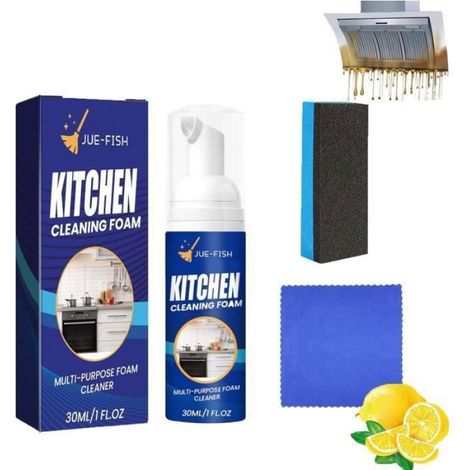 Nettoyant Mousse - 500 Ml - Pour Cuisinière Plaque Porcelaine Évier Acier Inoxydable Carrelage - Sans Rincage (1/5)