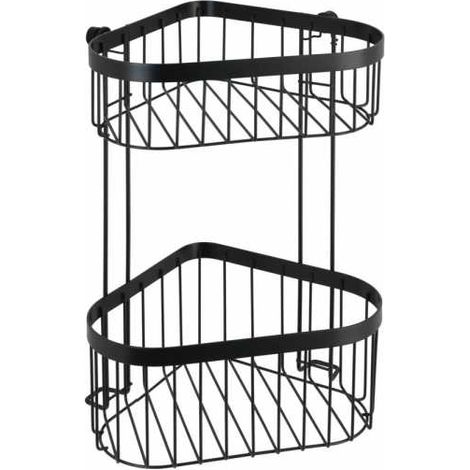 Portaoggetti angolare a 2 piani Classic Plus Black (1/5)