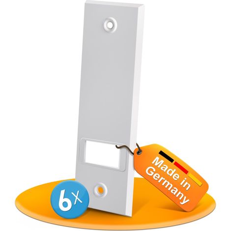 Lot de 6 cache-sangle de volet roulant - Espacement des trous : 185 mm - Pour sangle de 23 mm (1/5)