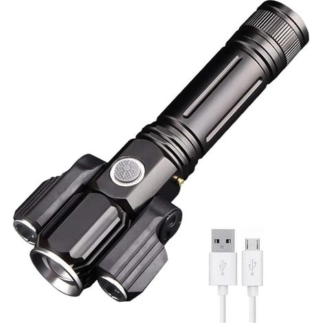 Nuit D'éclairage pour vélo d'équitation Super Bright Phare avec batterie Reflets Accessoires de vélo de montagne de poche lampe de vélo d'équitation d'équipement(pile non incluse)