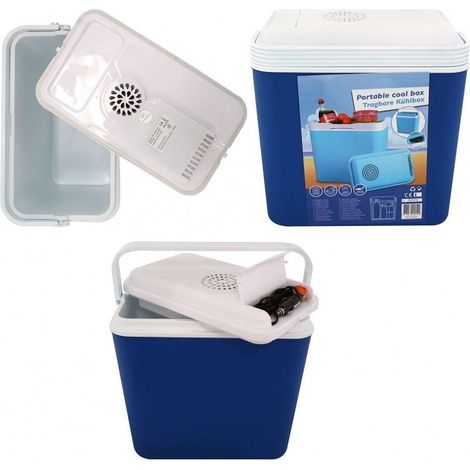 Trade Shop - BORSA FRIGO ELETTRICO FRIGORIFERO PORTATILE 22L CAMPEGGGGGIO FÜR CASA AUTO - (1/4)