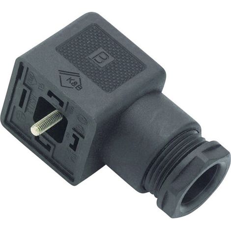 Magnetventilsteckverbinder Bauform A Serie 210 Schwarz Pole:3+PE 43-1702-002-04 binder Inhalt: 1 St