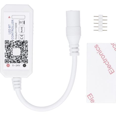 Contrôleur Bluetooth LED RGB Mini Lampe Couleur Télécommande Intelligent Bande Lumière (1/5)