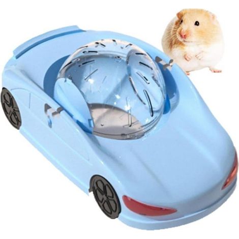 Hamster Sport Ball Silencieuse, roue exercice/voiture jouet furet/hamster (Bleu). (1/5)