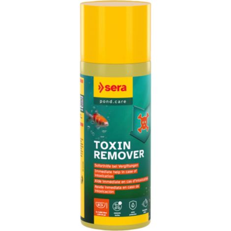 Éliminateur de toxines Sera Pond - Aide immédiate en cas d'empoisonnement dans les aquariums - 250 ml