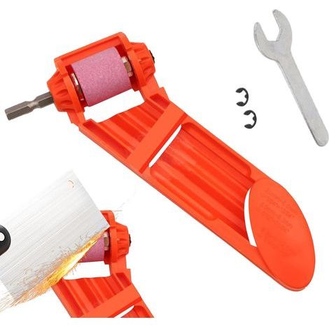 Affûteuse de forets, outil de polissage portable à tige hexagonale, ponceuse à tige droite polyvalente, conception robuste et efficace, compatible avec les forets de 2 à 12 mm, idéale pour l'atelier e (1/5)