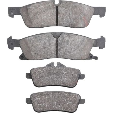 KIT PASTIGLIE FRENO ANTERIORI E POSTERIORI compatibile con MERCEDES-BENZ CLASSE S (W222,V222,X222) / PASTIGLIE FRENANTI AUTO OEM P 50 114 P 50 128,P 50 117 / SOSTITUZIONE DIRETTA / BASSA POLVERE / SI