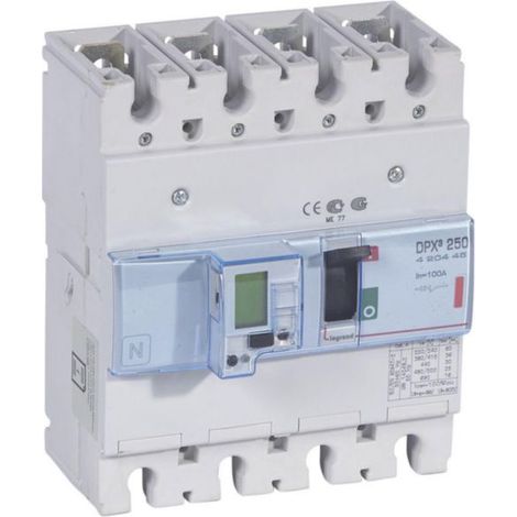 Interruttore elettronico con unità di misura DPX³250 potere di interruzione 36kA 400V - 4P - 100A - LEG420445