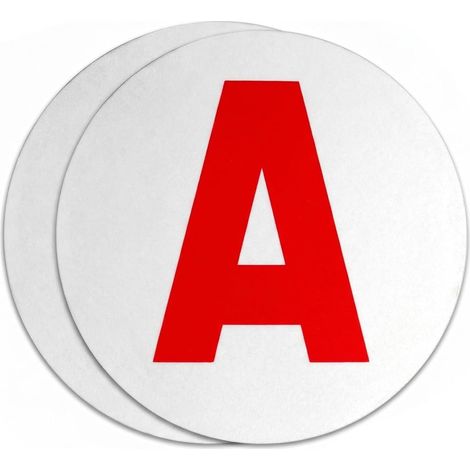 2 Pièces Disque À Jeune Conducteur Magnétique - Signal Conduite Accompagnée - Aimant Adhésif Réutilisable Pour Vitre Auto - Support Visuel Apprentis Conducteurs (1/5)