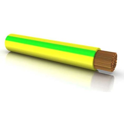 Câble Fil Unipolaire H07Z-K sec. 16 mmq Jaune/Vert