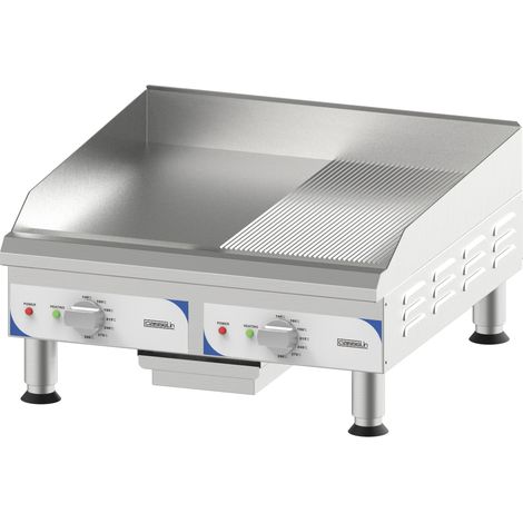 Piastra Casselin large rainurée lisse 2 x 3000 W