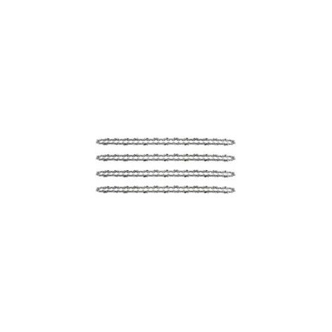 Juego de 4 cadenas para motosierra para espadas de 45 cm (18"), 1,3 mm de diámetro, 64 eslabones, compatible con Dolmar, Husqvarna, Einhell, Bosch, Makita y otras marcas - Crezuo
