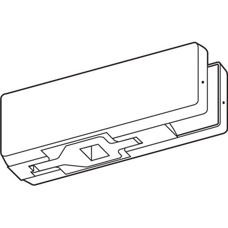 Accesorio Vidrio Tesa Brazo Infer.Centrado Inox (1/4)