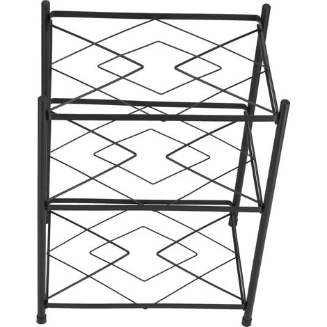 Support à casseroles à plusieurs niveaux, autoportant, organisateur de poêles et casseroles, étagère de rangement pour ustensiles de cuisine électriques, 3 niveaux (1/5)