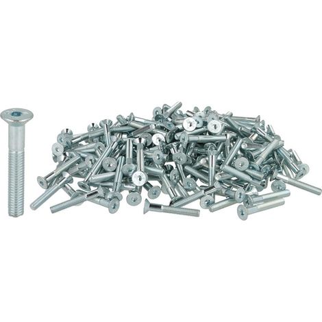 Vis à tête conique M 6 x 40 mm pan interne DIN 7991 galvanisé