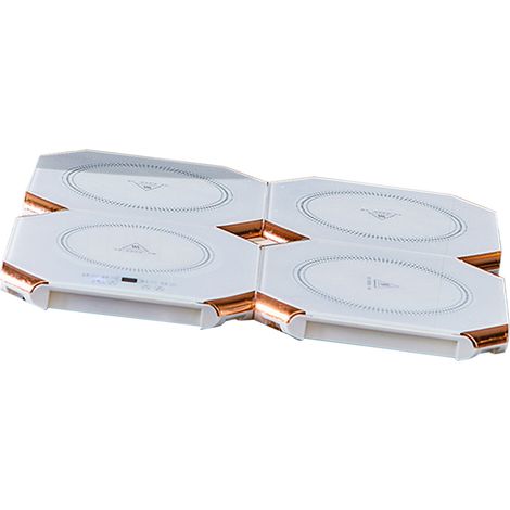 Assiette Chauffe-Plat Électrique 220V UE, Réglable en Température, Plateau Chauffant Pliable pour Maison et Camping (1/5)