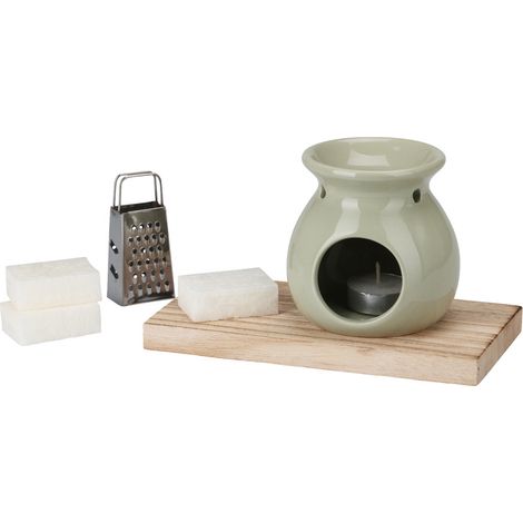 Ensemble de parfum avec brûleur, 6 éléments