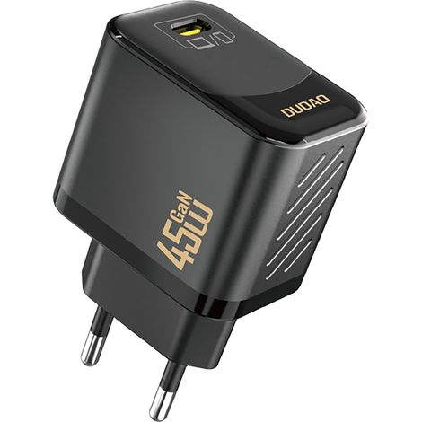 Caricabatterie da parete A28 GaN USB-C da 45 W - Nero (1/4)