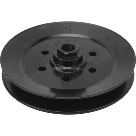 Poulie de Renvoi Plate, Poulies à Rainure Unique, Poulie D'entraînement, Roulement de Poulie de Renvoi adapté pour Tracteur de Tondeuse à Gazon G100 LX176 LX178 LX186 LX188 LX255