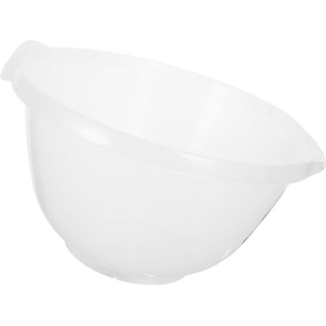 Seau à glace en plastique de 4 litres avec graduation, grande capacité, blanc, pour bière et vin, pour les fêtes et les karaokés (1/5)