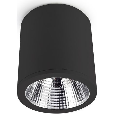 Plafon Exit 25.9W Blanco Neutro - 4000K CRI 80 Negro IP23 2284Lm