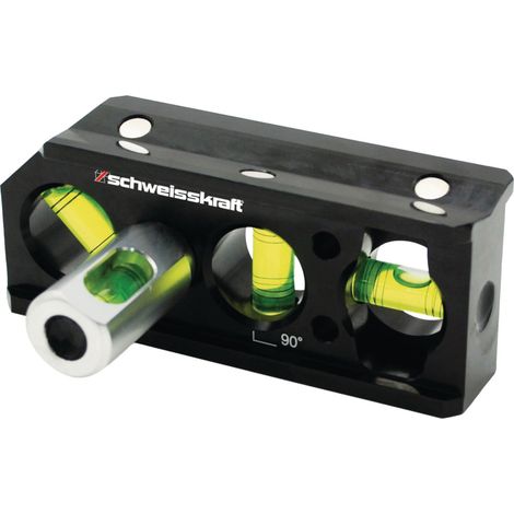Schweisskraft Drei Achsen Wasserwaage SWL 3 -  Schweißwinkellineal - Magnet (1/5)