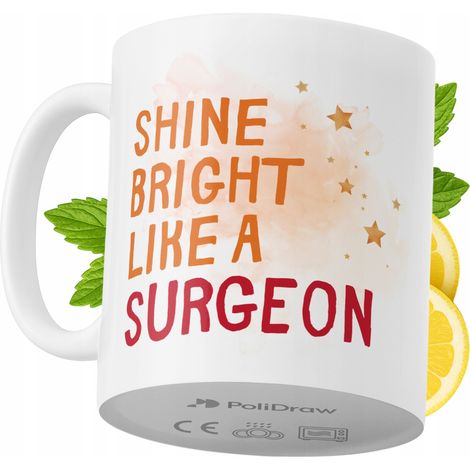 Taza de café/té divertida con diseño de texto humorístico para cirujanos. Taza ideal para cumpleaños, santos y días festivos. Taza premium para ocasiones especiales en casa, la oficina o el trabajo. C (1/5)