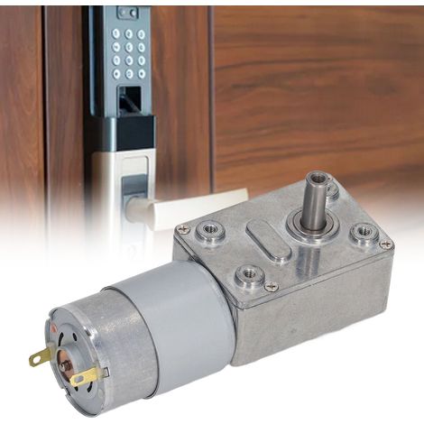 Moteur à engrenage à vis sans fin CC 4632-385, 24 V CC, 30 tr/min, moteur carré (1/5)