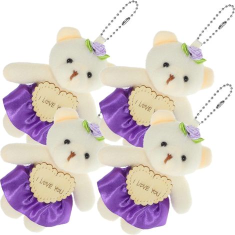 Pendentif Ours 4 Pièces en Coton Pp, Décoration de Bouquet pour Mariage (1/5)