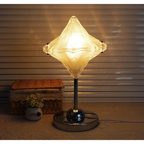 Lampe de Table Nordique Moderne Chevet en fer et verre design (1/5)