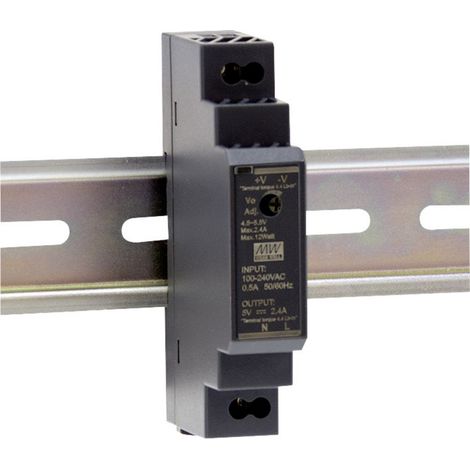 MEAN WELL HDR-15-5 Hutschienen-Netzteil (DIN-Rail) 5 V/DC 2.4 A 12 W Anzahl Ausgänge:1 x Inhalt 1