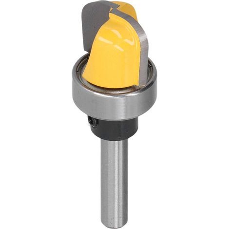 Fraise à rainurer avec roulement à billes, fraise à défoncer pour plateau, moule à bol, 1/4 de pouce, 3/4 de pouce