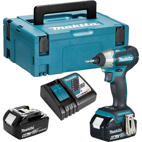Schlagschrauber 18V Li-Ion LXT 140Nm (2x5,0 Ah) in MAKPAC - MAKITA DTD155RTJ