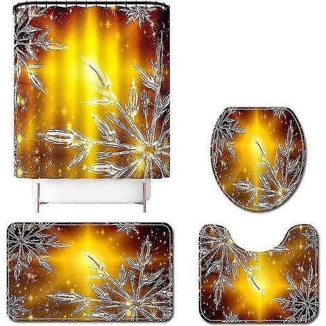 Tapis de sol imprimé flocons de neige dégradés Mng Christmas Elements (1/5)