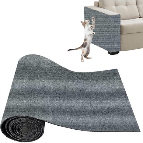 1 Tapis Griffoir Adhésif Chat, Découpable DIY, Protection Meubles Anti-Rayures, Pour Canapé Et Mur, 30x100cm (1/5)