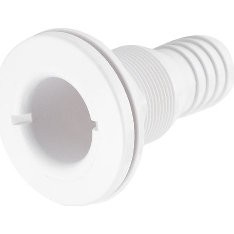 Raccord de coque 1‑1/4 po Blanc - Accessoire de raccordement pour bateau et marine (1/5)