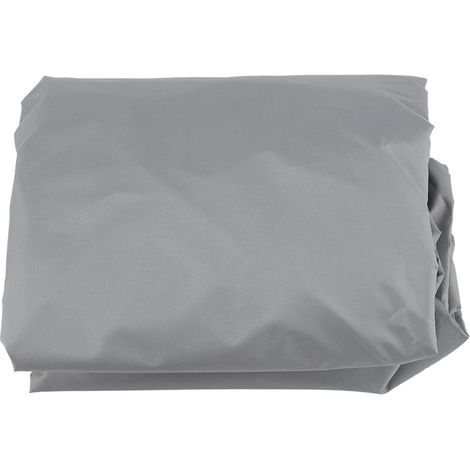 Housse de Table Housse de Table Ronde Peinte Argent Polyester TAFT Table Ronde Housse Anti-Poussière Extérieur Imperméable Jardin Patio Meubles Housses(Noir) (Beige) (1/4)