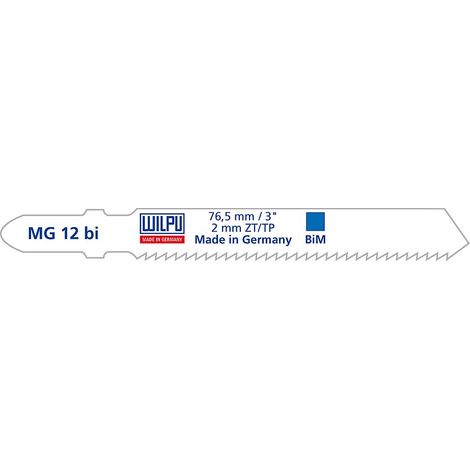 Lame de coupe Alt. Mm 55 D.2 Fe-Al-Cu-Inx pz.5 Mg12Bi Wilpu (1/2)