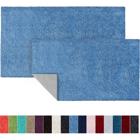 Badematte Sky Soft Hellblau 60 x 100 cm