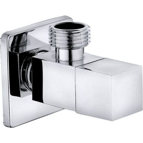 Rubinetto sottolavabo quadro cromato 1/2”×3/8”  Tecom