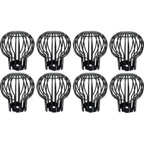Set di 8 griglie di plastica per grondaie – raccogli foglie per pluviali (1/5)