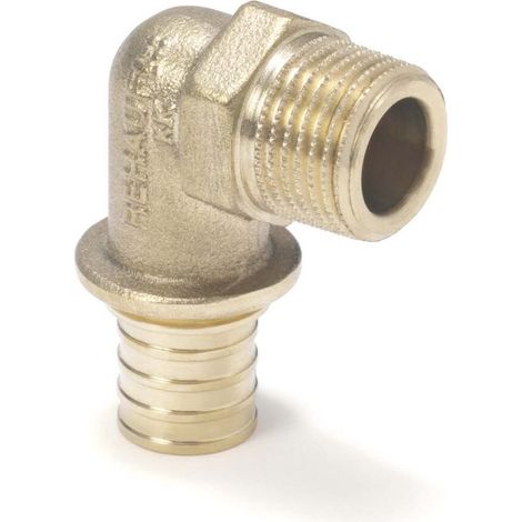 Rehau 169133-001 - Coude à 90° diamètre 12 dimension 15x21 m‚le en laiton (1/2)
