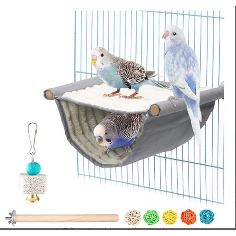 Hamac, souris, oiseau, perroquet, lit suspendu chaud, cage