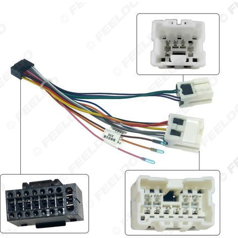 Compatible avec Nissan X-Trail T30/Maxima/Murano : câble d'alimentation pour système de navigation Android Palm 16P