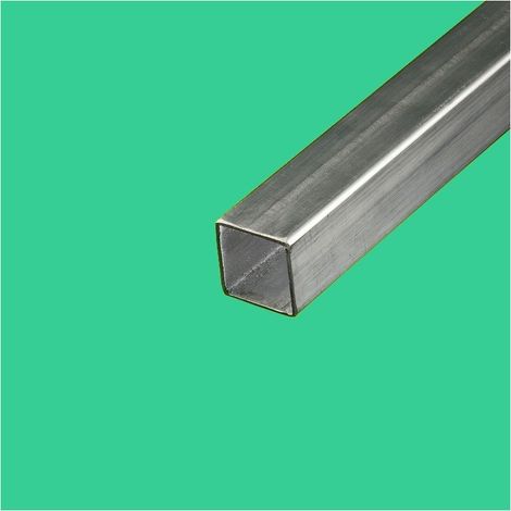 Tube inox brossé carré 40x40 mm Epaisseur - 2 mm, Longueur - 4 metres